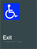 Accessible Exit - Polypropylene - Black / Charcoal