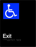 Accessible Exit - Polypropylene - Black / Charcoal