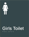 Girls Toilet - Polypropylene - Black / Charcoal