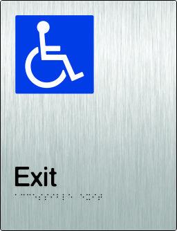Accessible Exit - Stainless Steel