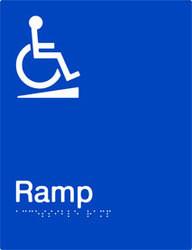 Accessible Ramp - Polypropylene - Blue