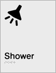 Shower - Anodised Aluminium