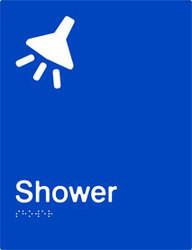 Shower - Polypropylene - Blue